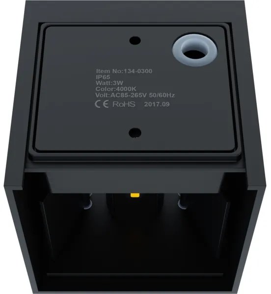 APLED - LED Aplică perete exterior CUBE 2xLED/3W/230V IP65