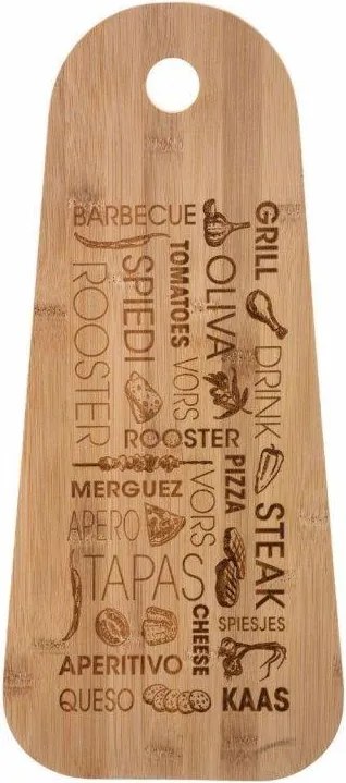 Tocator de lemn pentru servire TAPAS 45x19,7 cm