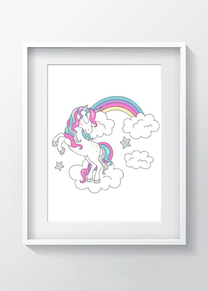 Tablou OYO Kids Unicorn Adventures, 24 x 29 cm