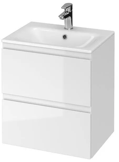 Cersanit S801-312-ECO - Dulap suspendat de baie MODUO cu lavoar, alb