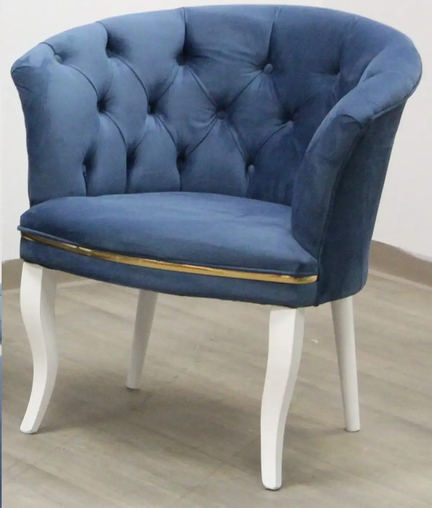 Set canapea Milano Relax 2+1, Homs textil albastru