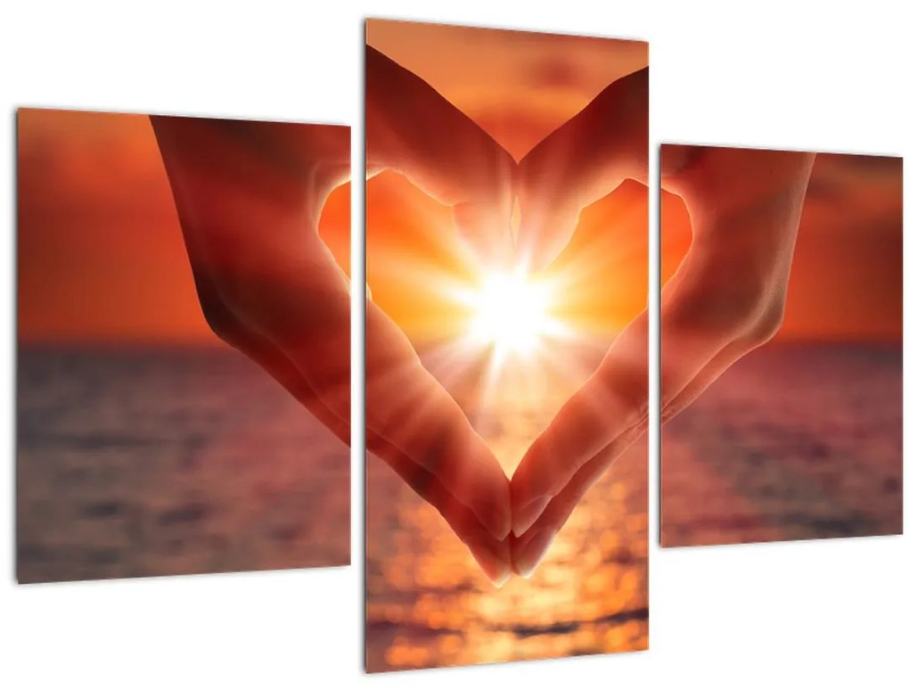 Tablou - Soare în inimă (90x60 cm)