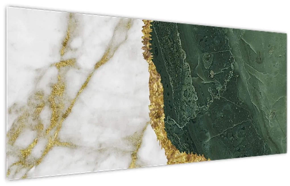 Tablou - Marmură verde N⁰3 (120x50 cm)