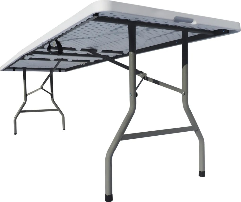 Masă pliabilă din plastic, 244cm