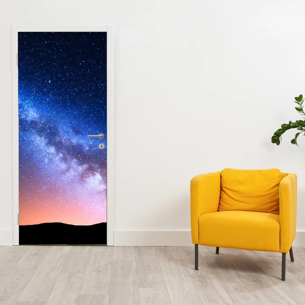 Fototapet pentru ușă - Frumusețea stelelor (95x205cm)