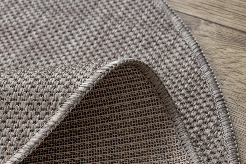 Covor SISAL SION cerc A5165A Melanj țesute plate bej