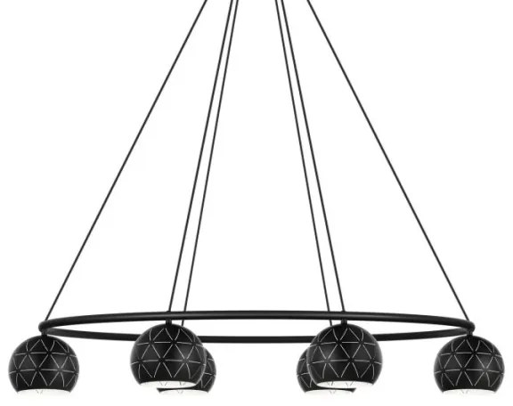 Eglo 98456 - Lustră pe cablu CANTALLOPS 6xE14/40W/230V