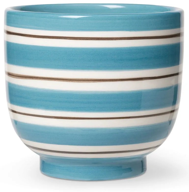 Vas ceramic Kähler Design, ø 12 cm, albastru-alb