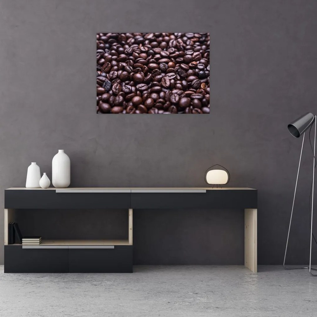 Tablou cu boabe de cafea (70x50 cm)