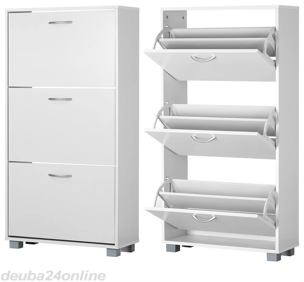 Deuba Dulap pantofi 115x60x24 cm - alb