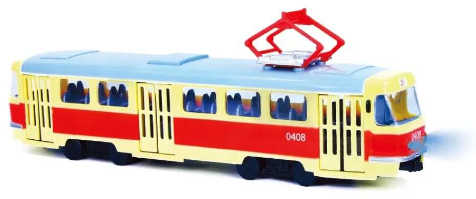 Rappa Tramvai Tatra T3, anunță stațiile în limba cehă, 28 cm