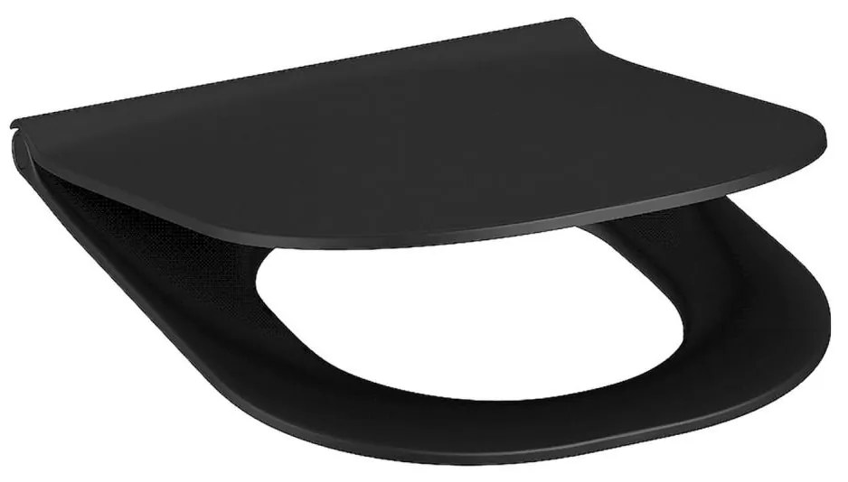 Colac de toaletă JIKA H8917167160631 SoftClose MIO duroplast/negru mat