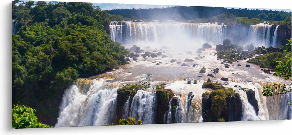 Tablou cu cascadele Iguass (120x50 cm)