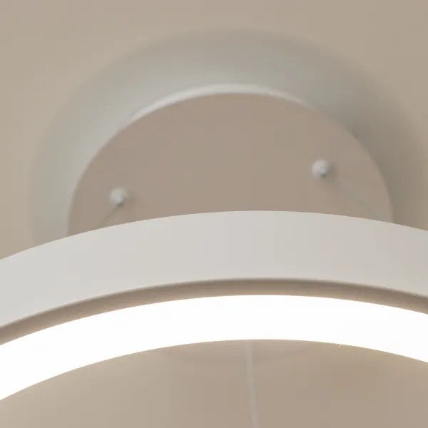 Brilagi - Lustră LED reglabilă pe cablu FALCON II LED/99W/230V pr. 60 cm albă + telecomandă