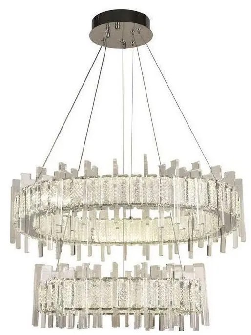 Lustră LED dimabilă pe cablu LED/65W/230V 3000-6500K + telecomandă