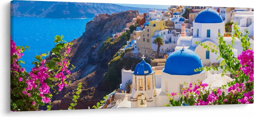 Tablou - Santorini, Grecia (120x50 cm)