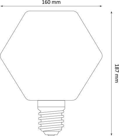 Bec LED DECO VINTAGE E27/4W/230V 1800K