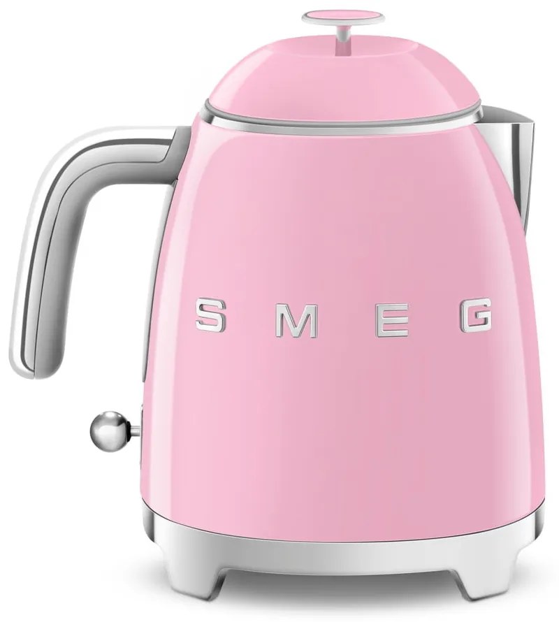 Ceainic electric roz din oțel inoxidabil 800 ml Retro Style – SMEG