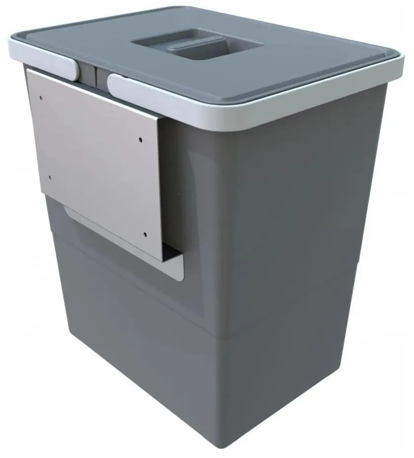 Coș de gunoi de plastic încorporat 18 l Easy - Elletipi
