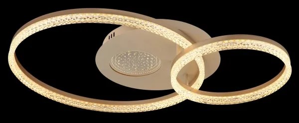 Globo 48480-30 - Plafonieră LED SANFORD LED/30W/230V 3000K 70x50 cm bej
