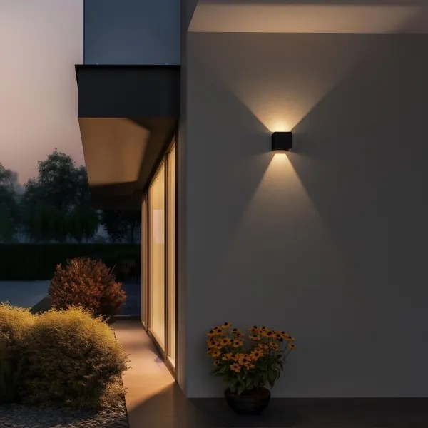 Aplică LED de exterior Brilagi CUBE LED/6W/230V IP54