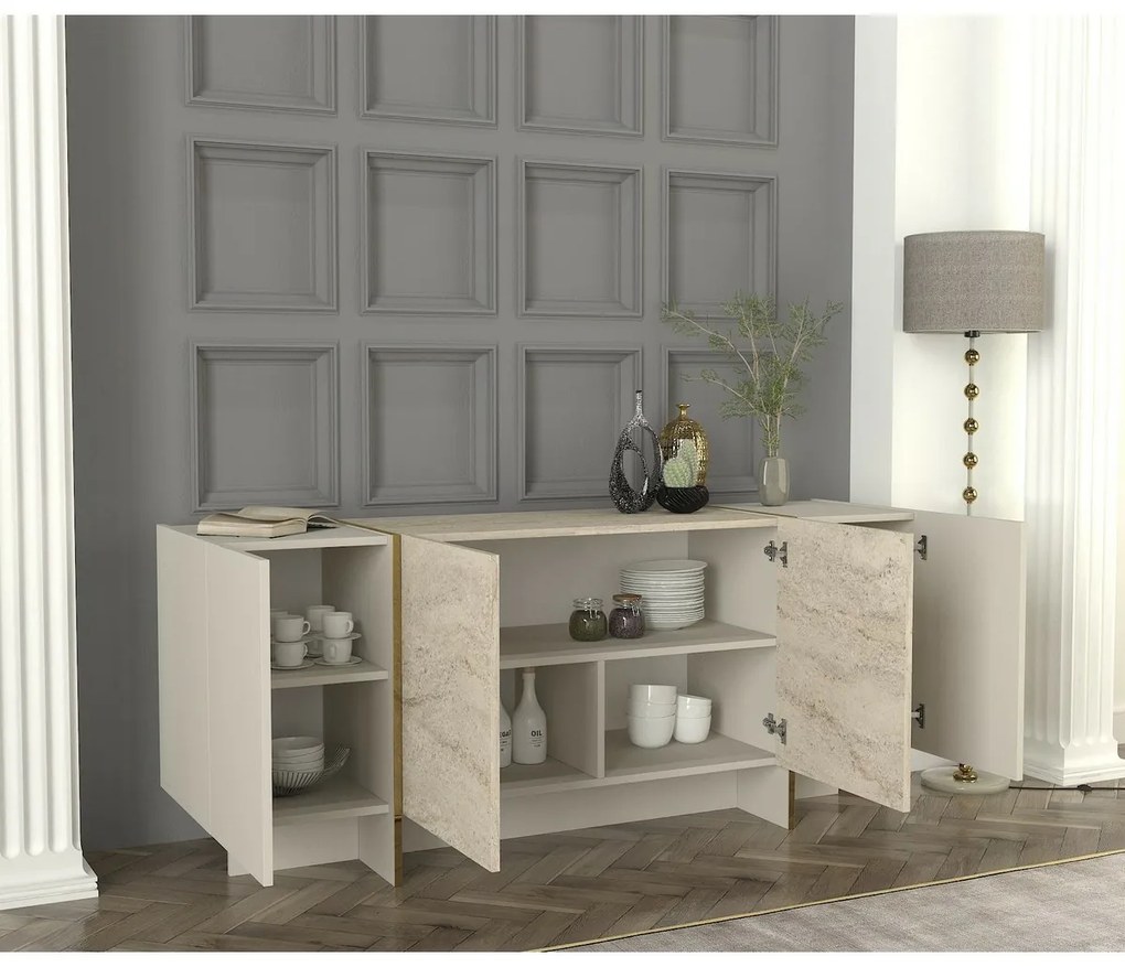 Dulap Veyron Travertine and Sandstone