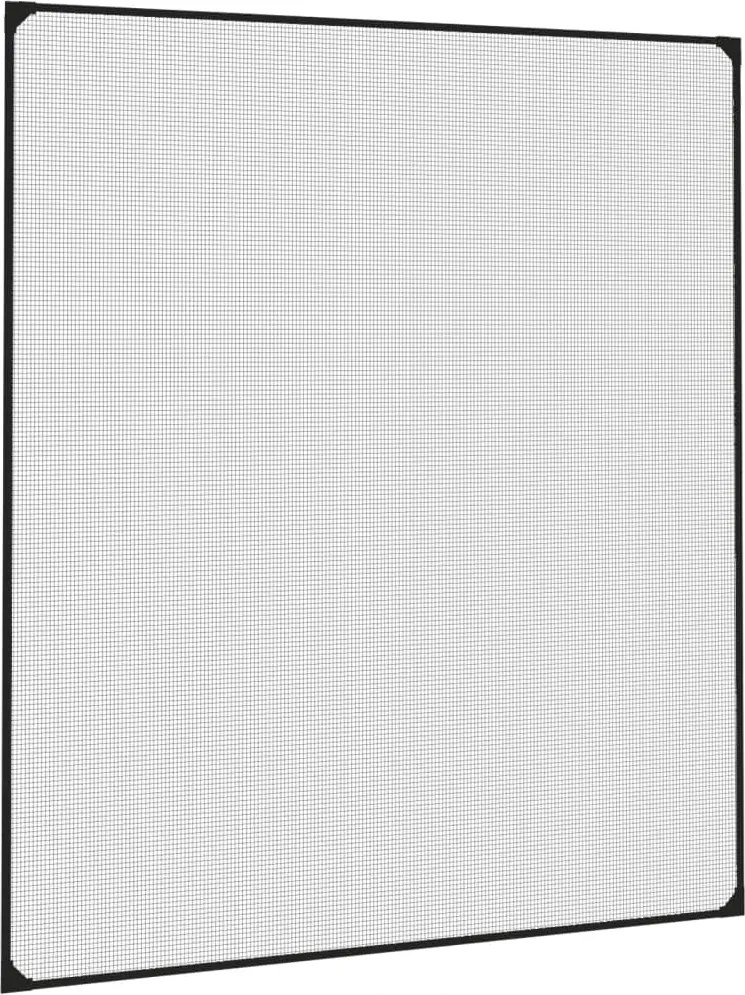 vidaXL Plasă insecte magnetică pentru ferestre, antracit, 130x150 cm