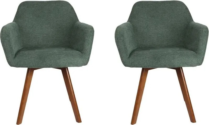 Set - 2 scaune de dining AVENBERG NORD - verde