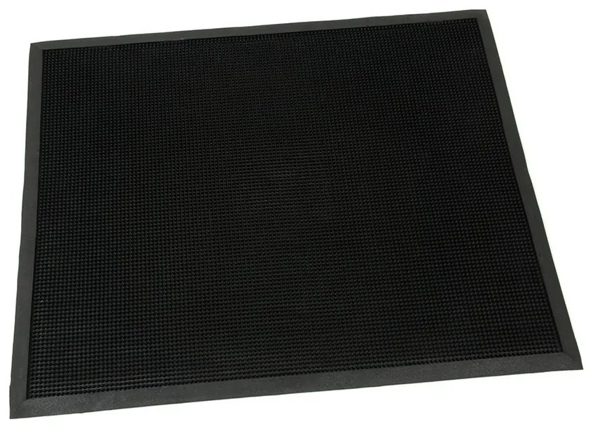 Covoraș de curățare cauciuc Perie de cauciuc 80 x 100 x 1,2 cm, negru