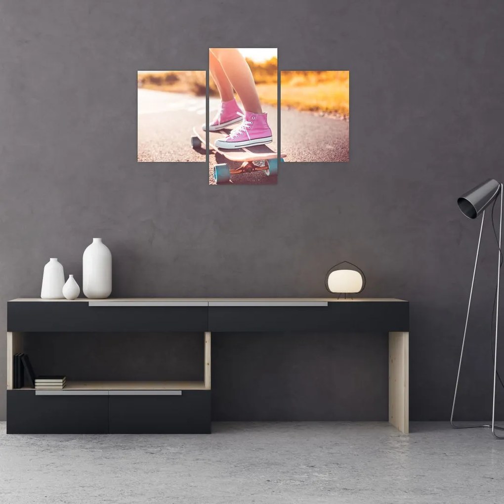 Tablou cu scateboard (90x60 cm)