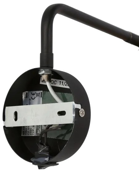 Lampă de perete TINA 1xGU10/15W/230V neagră/aurie