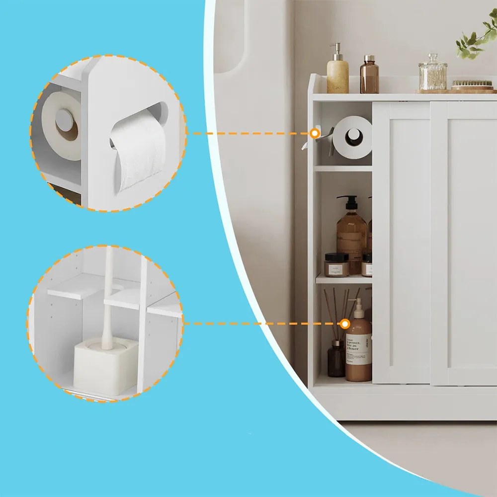 Dulap de baie cu uși glisante