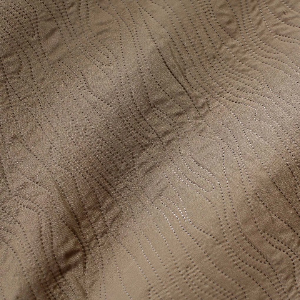 Goldea cuvertură de pat bella - maro-alb 140 x 200 cm