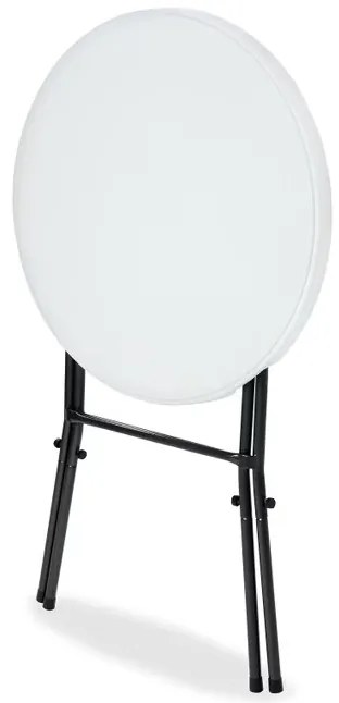 Deuba Masă de bar pliabilă Ø72 cm - albă