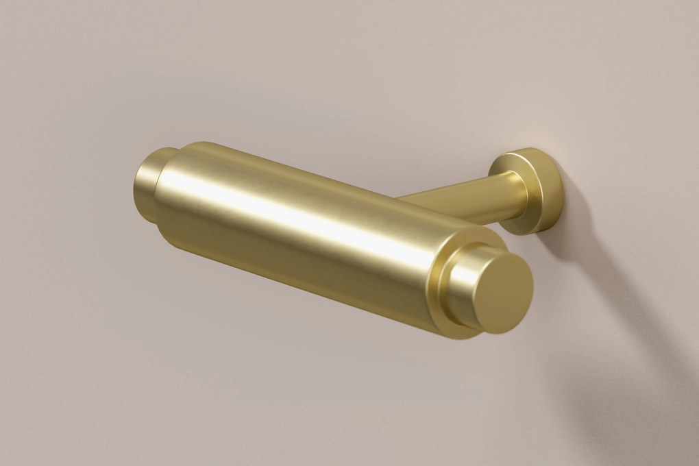 Comodă cu sertare Lorini 150 cm - casmir / mânere aurii T-bar