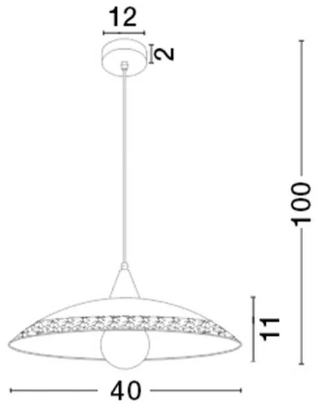 Lustra, Pendul design clasic Verona 40cm NVL-7326323