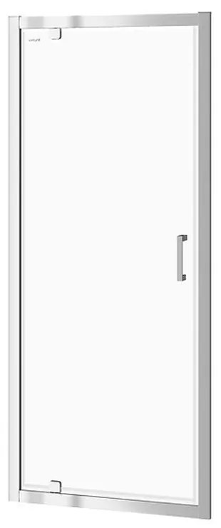 Usa sticla dus batanta 80x185 cm profil crom lucios Cersanit Basic 800x1850 mm