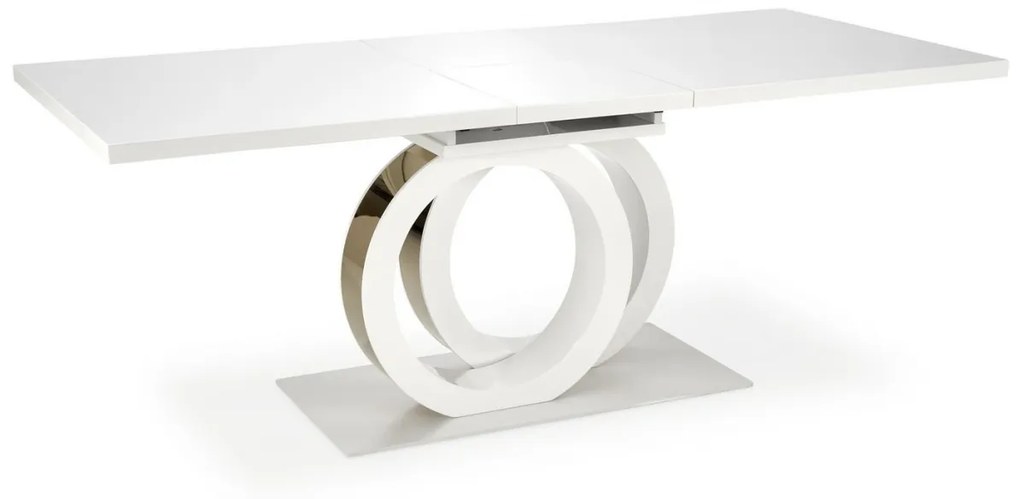 Set masa extensibila Galardo + 4 scaune K499 velvet roz