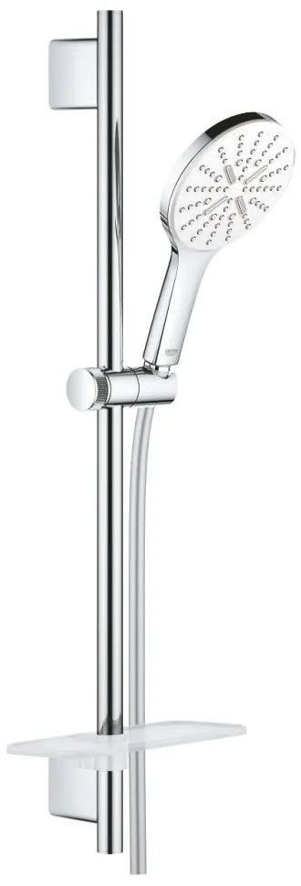Set para de dus 130, 3 jeturi, bara si furtun de 60 cm, moonwhite