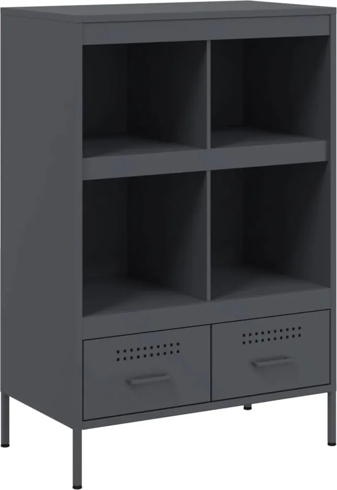 vidaXL Dulap înalt, antracit, 68x39x101,5 cm, oțel