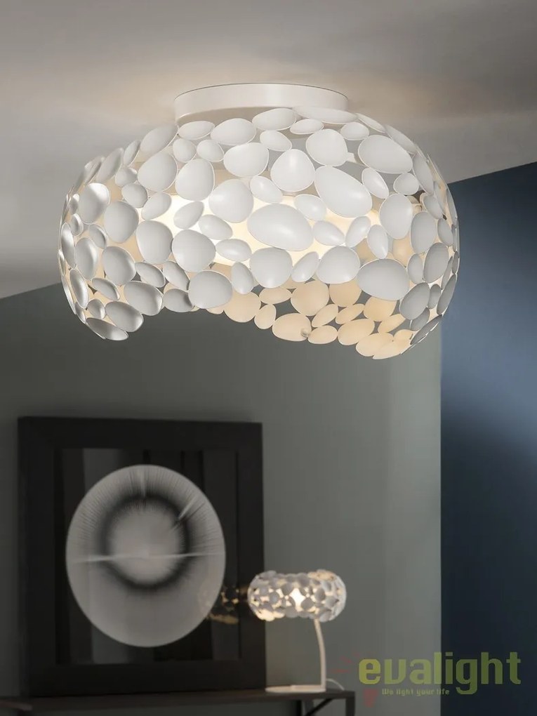 Plafoniera LED design modern diam.46cm Narisa alb