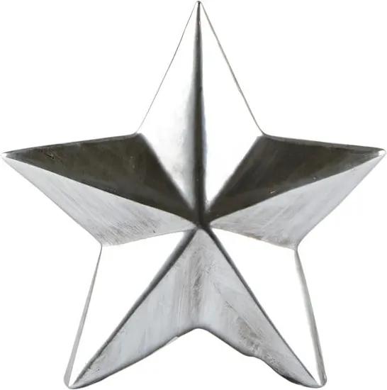 Decorațiune KJ Collection Star Silver, 12 cm