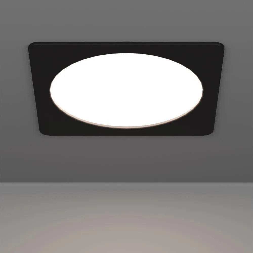 Eglo 901393 - Plafonieră LED FUEVA, 18,5W/230V, 21,6x21,6 cm, neagră