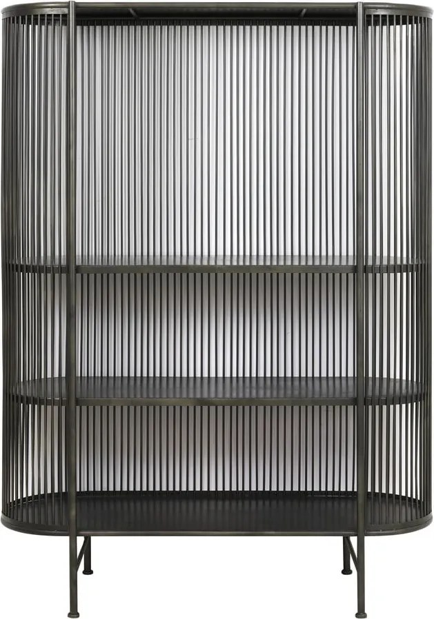 Comodă înaltă din metal negru 119x161 cm Yinthe - Light &amp; Living