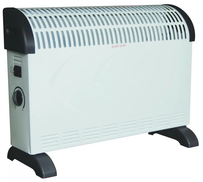 Convector electric pentru podea ELITE CH-1390, 2000W, 22 m², 3 trepte, Termostat reglabil, Alb