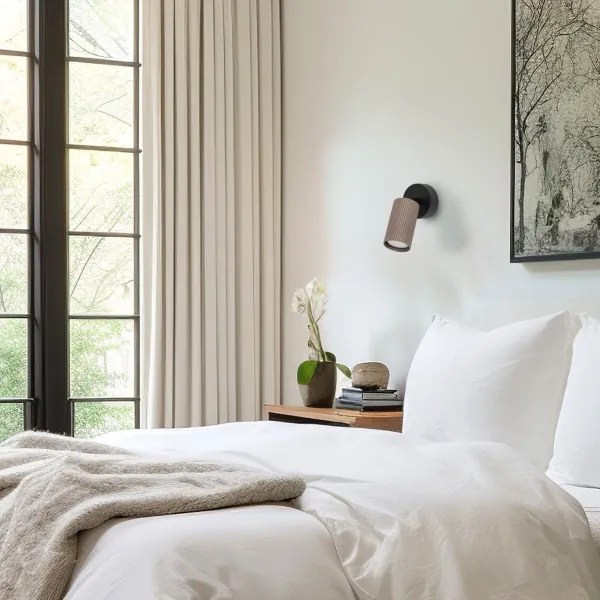 Spot TUNE 1xGU10/10W/230V negru/maro