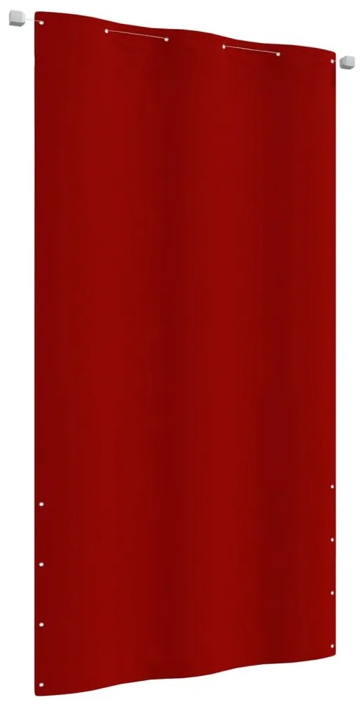 vidaXL Paravan de balcon, roșu, 120 x 240 cm, țesătură oxford