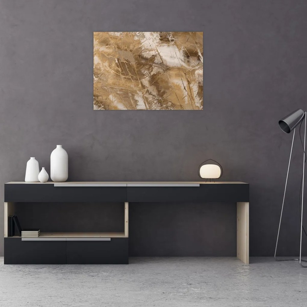 Tablou - Abstract maro (70x50 cm)