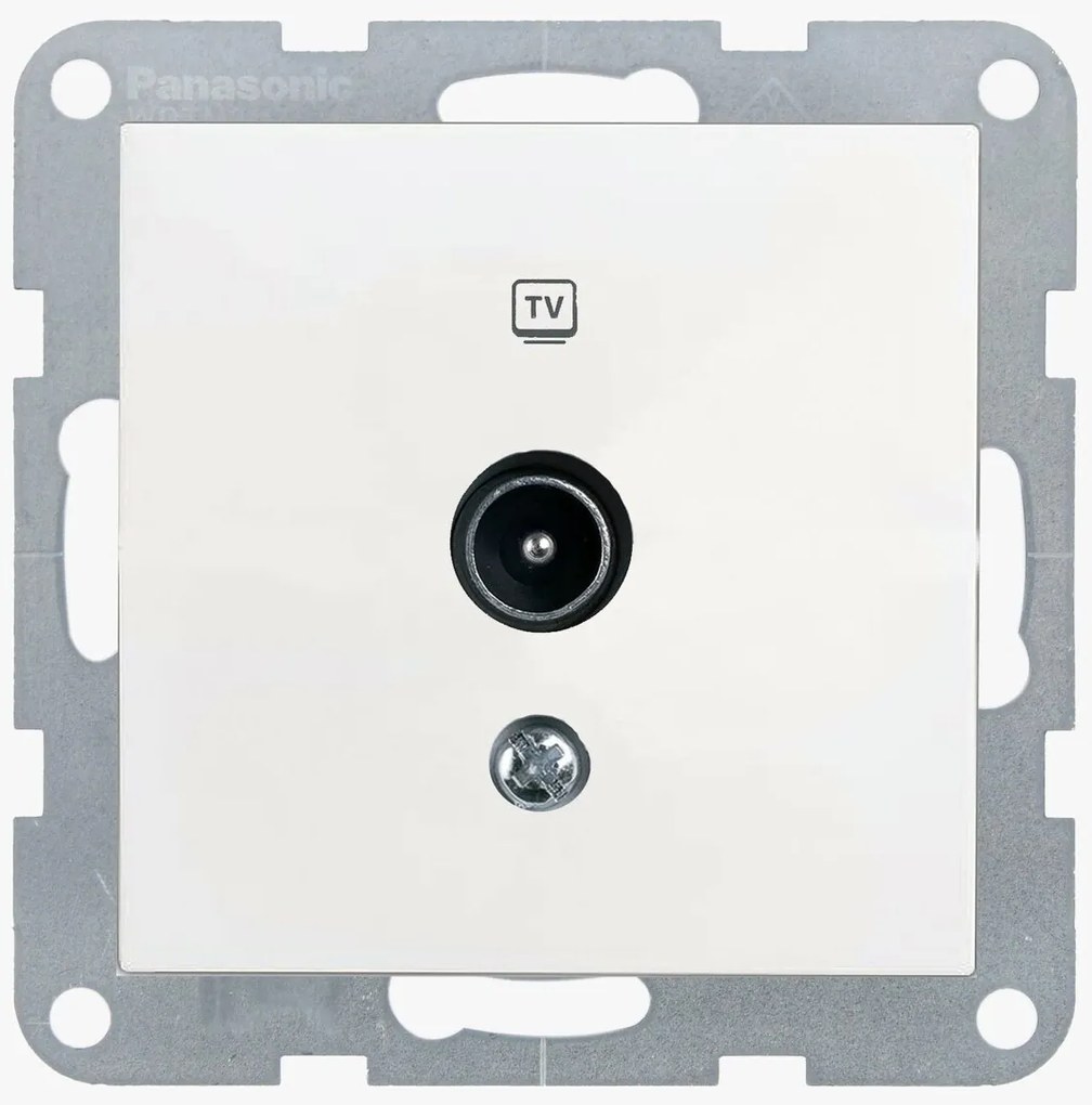 Priza TV finala, IP20, Alb, Panasonic Karre Plus 55