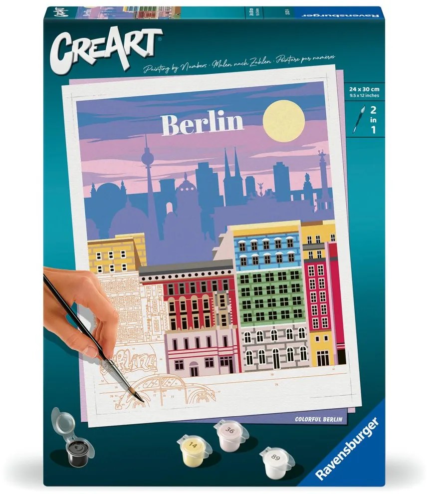 CREART PICTURA PE NUMERE PENTRU ADULTI BERLIN - RAVENSBURGER (RVSPBN25521)